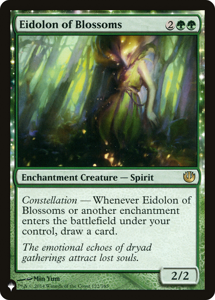 Eidolon of Blossoms (LIST-122/165) [Mystery Booster] The List MTG Single Wizards of the Coast