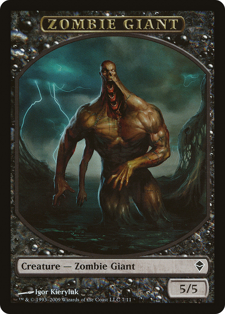 Zombie Giant Token (ZEN-007) [Tokens] Zendikar Tokens MTG Single Wizards of the Coast