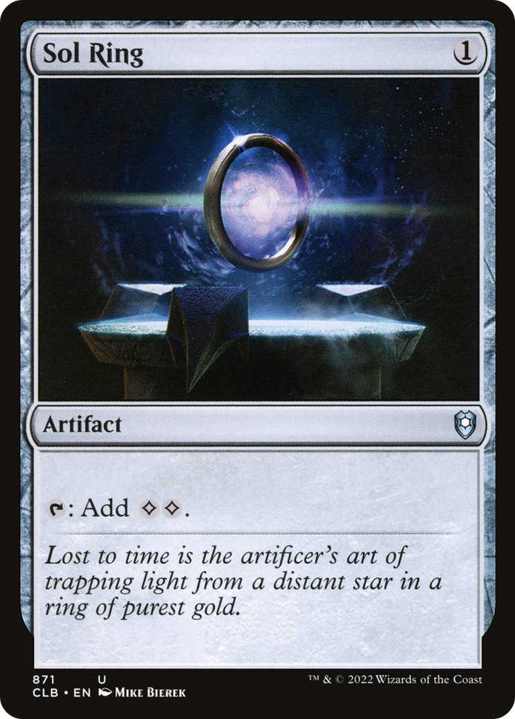 Sol Ring (CLB-871) [Commander Legends: Battle for Baldur's Gate] MTG Single Wizards of the Coast