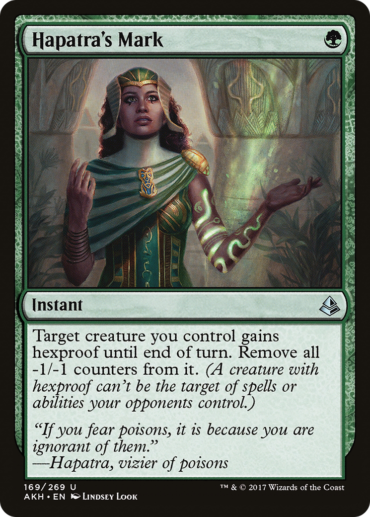 Hapatra's Mark (AKH-169) [Amonkhet] Foil MTG Single Wizards of the Coast