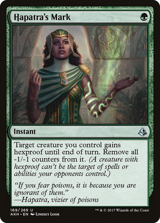 Hapatra's Mark (AKH-169) [Amonkhet] MTG Single Wizards of the Coast