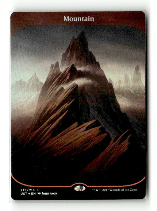 Mountain (215) [Unstable] Foil - Scan (LB-084) High End MTG Single Magic: The Gathering