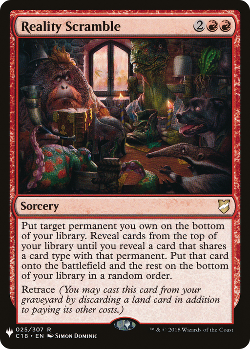 Reality Scramble (LIST-C18-25) [Mystery Booster] The List MTG Single Wizards of the Coast