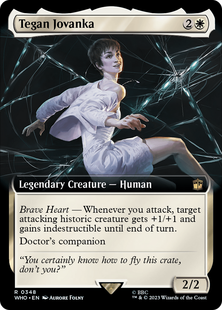 Tegan Jovanka (WHO-348) [Doctor Who] (Extended Art) MTG Single Wizards of the Coast