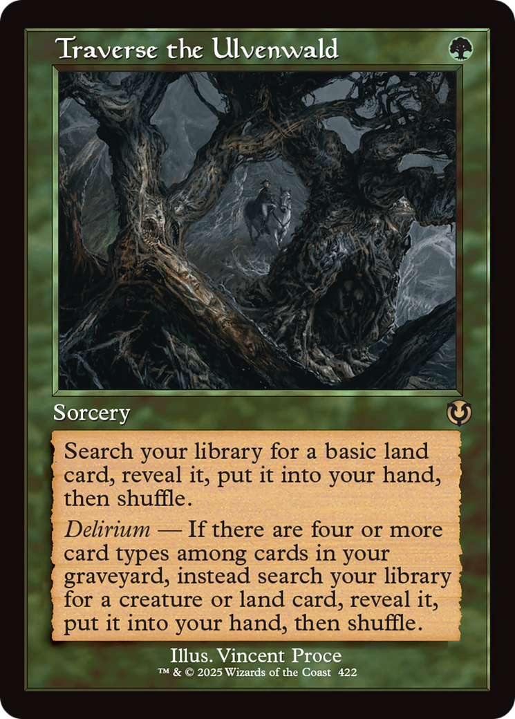 Traverse the Ulvenwald (INR-422) [Innistrad Remastered] MTG Single Wizards of the Coast