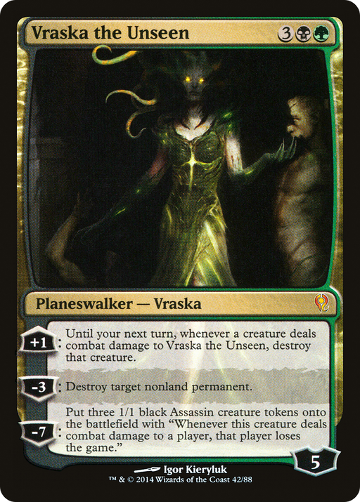 Vraska the Unseen (DDM-042) [Misc] Duel Decks: Jace vs. Vraska Foil MTG Single Wizards of the Coast