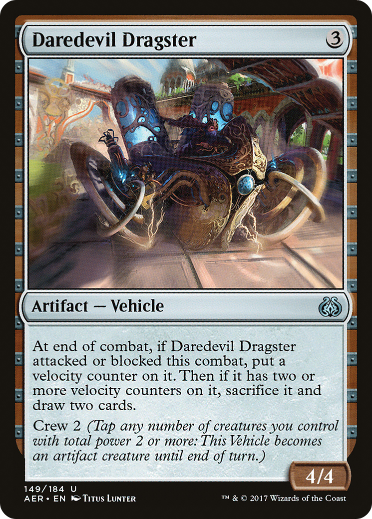 Daredevil Dragster (AER-149) [Aether Revolt] Foil MTG Single Wizards of the Coast