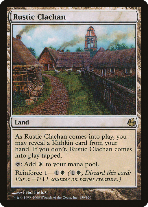 Rustic Clachan (MOR-150) [Morningtide] Foil MTG Single Wizards of the Coast