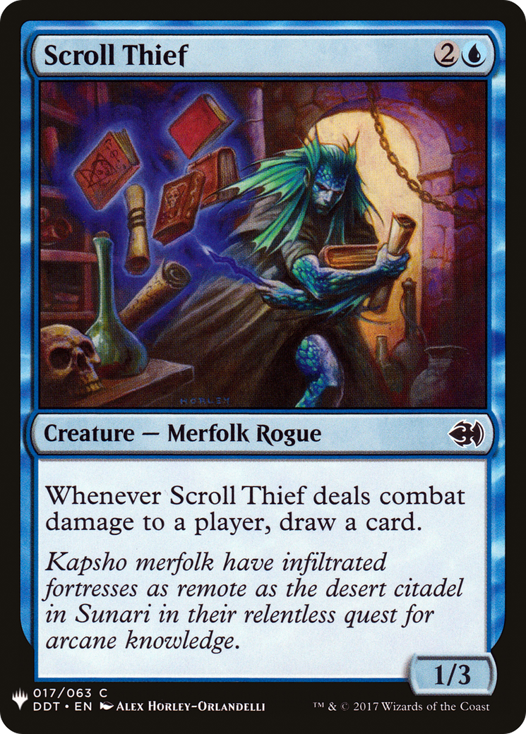 Scroll Thief (LIST-DDT-17) [Mystery Booster] The List MTG Single Wizards of the Coast