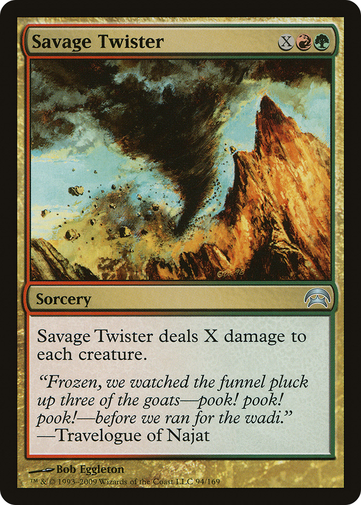 Savage Twister (HOP-094) [Misc] Planechase MTG Single Wizards of the Coast