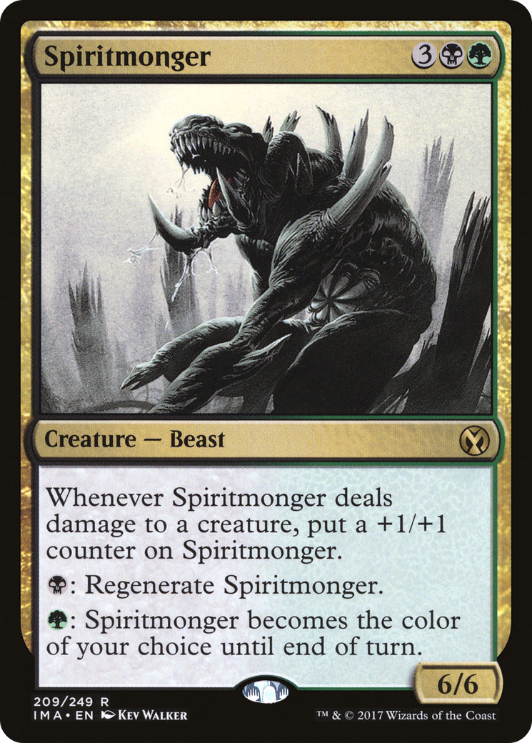 Spiritmonger (IMA-209) [Iconic Masters] Foil MTG Single Wizards of the Coast