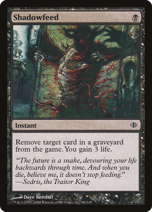 Shadowfeed (ALA-086) [Shards of Alara] Foil MTG Single Wizards of the Coast