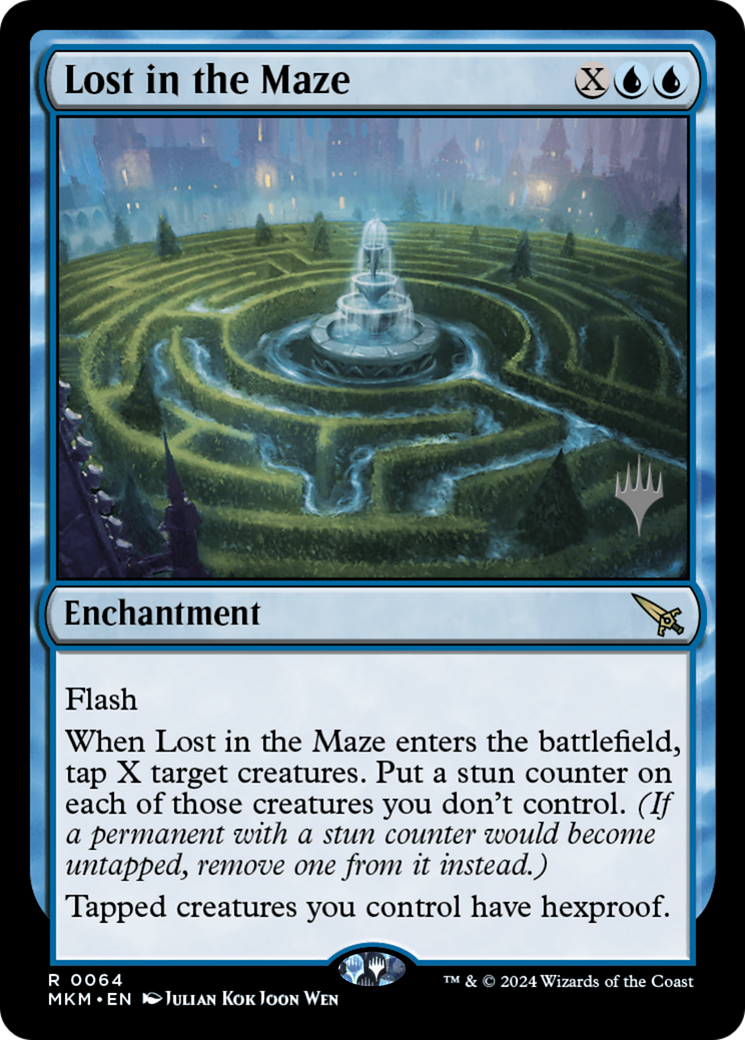 Lost in the Maze (PPMKM-064) [Murders at Karlov Manor Promos] MTG Single Wizards of the Coast