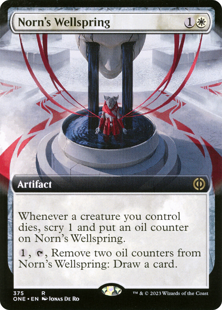Norn's Wellspring (ONE-375) [Phyrexia: All Will Be One] (Extended Art) MTG Single Wizards of the Coast