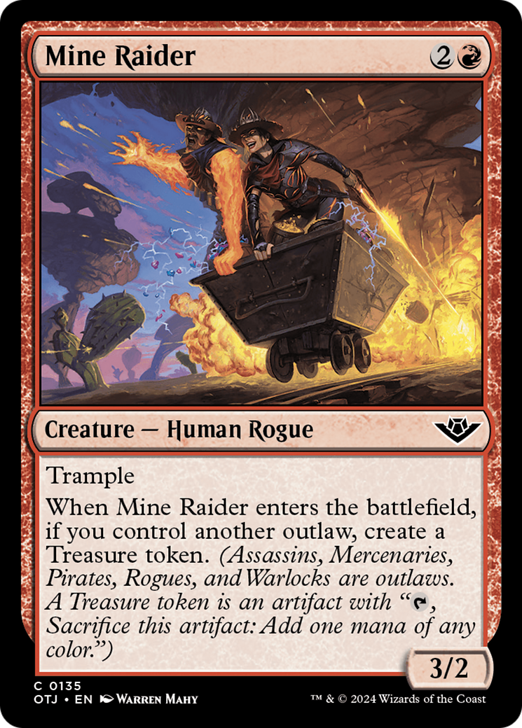 Mine Raider (OTJ-135) [Outlaws of Thunder Junction] Foil MTG Single Wizards of the Coast