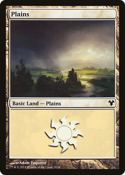 Plains (MD1-019) [Misc] Modern Event Deck 2014 MTG Single Wizards of the Coast