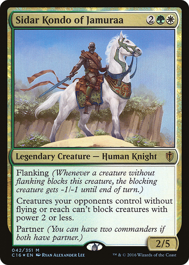 Sidar Kondo of Jamuraa (C16-042) [Commander 2016] Foil MTG Single Wizards of the Coast