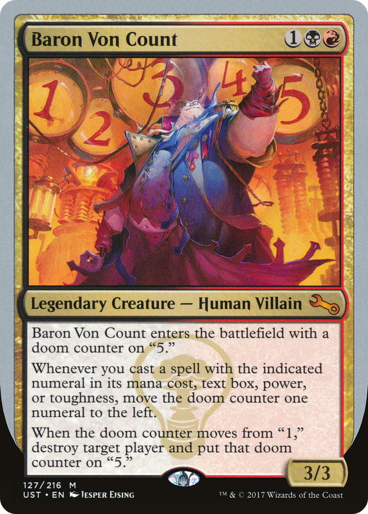 Baron Von Count (UST-127) [Unstable] Foil MTG Single Wizards of the Coast