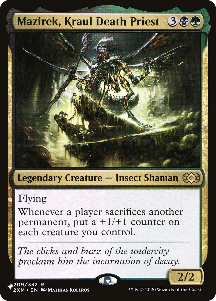 Mazirek, Kraul Death Priest (LIST-209/332) [Mystery Booster] The List MTG Single Wizards of the Coast