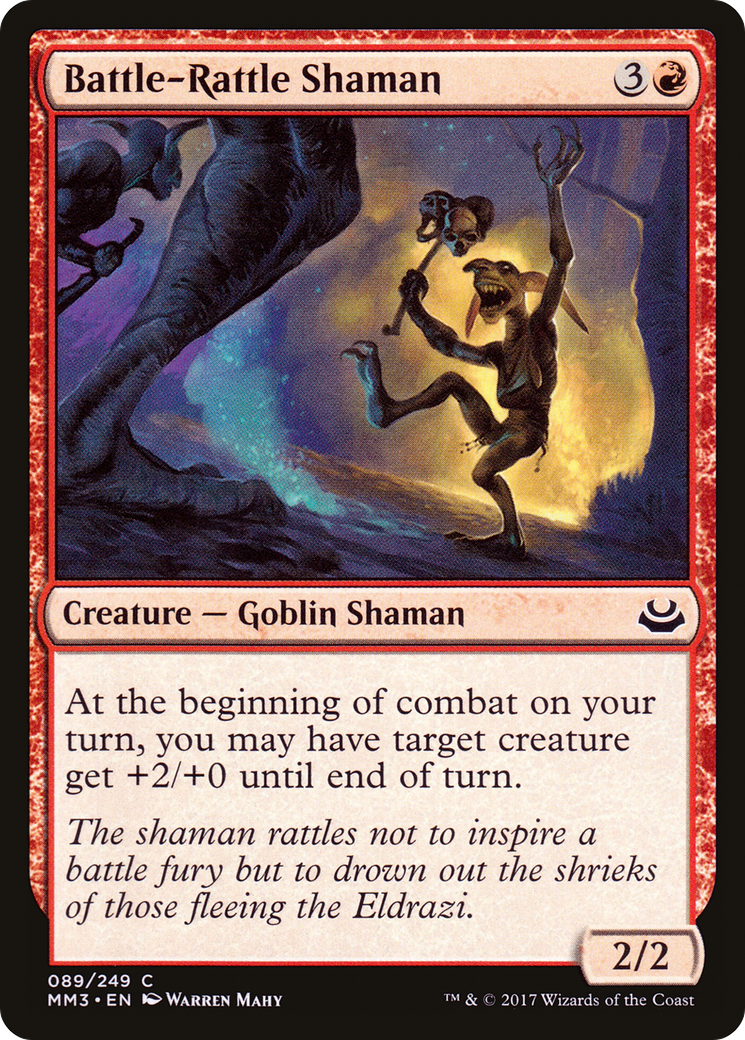 Battle-Rattle Shaman (MM3-089) [Modern Masters 2017] MTG Single Wizards of the Coast