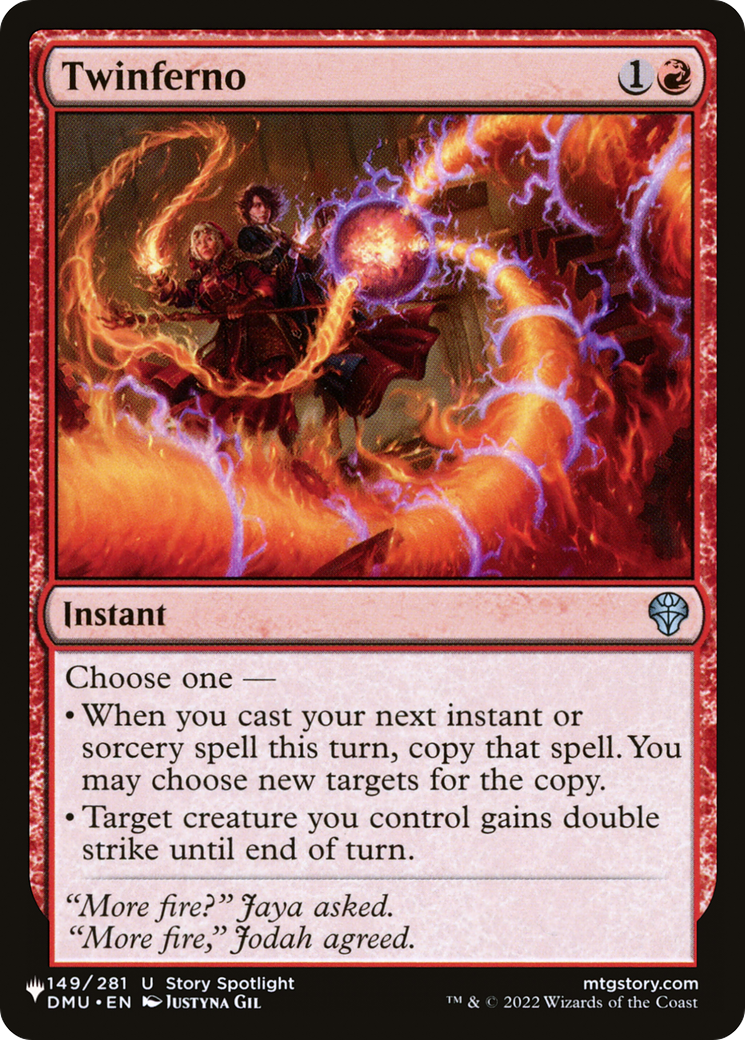 Twinferno (LIST-DMU-149) [Mystery Booster] The List MTG Single Wizards of the Coast