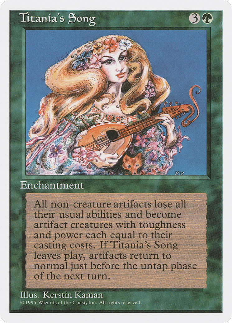 Titania's Song (4ED-276) [Fourth Edition] MTG Single Wizards of the Coast