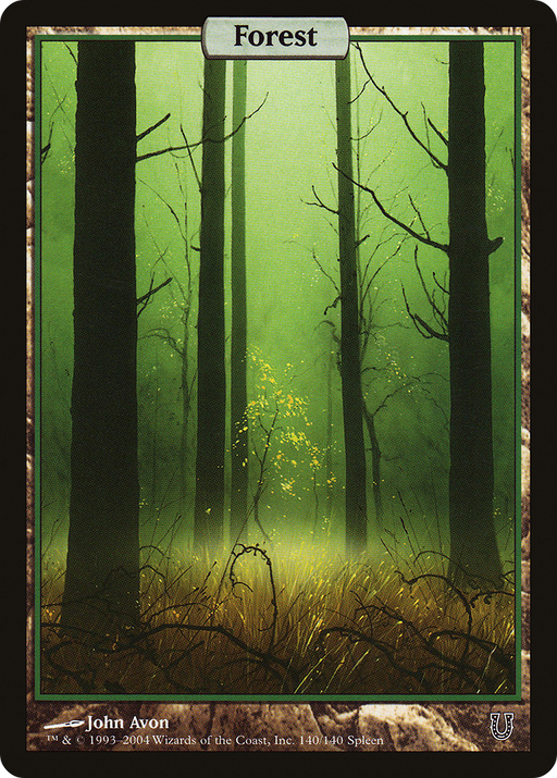 Forest - Full Art (UNH-140) [Unhinged] MTG Single Wizards of the Coast