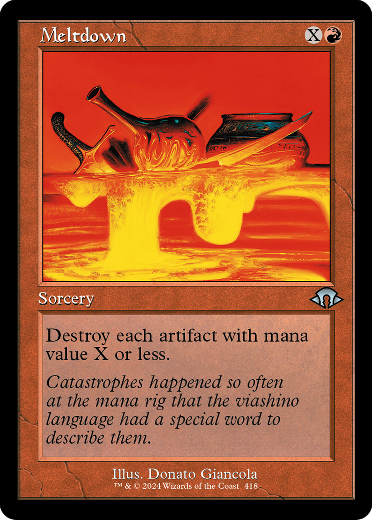 Meltdown (MH3-418) [Modern Horizons 3] MTG Single Modern Horizons 3
