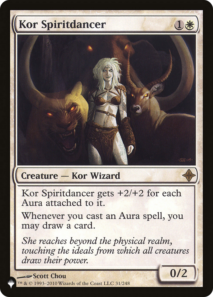 Kor Spiritdancer (LIST-ROE-31) [Mystery Booster] The List MTG Single Wizards of the Coast
