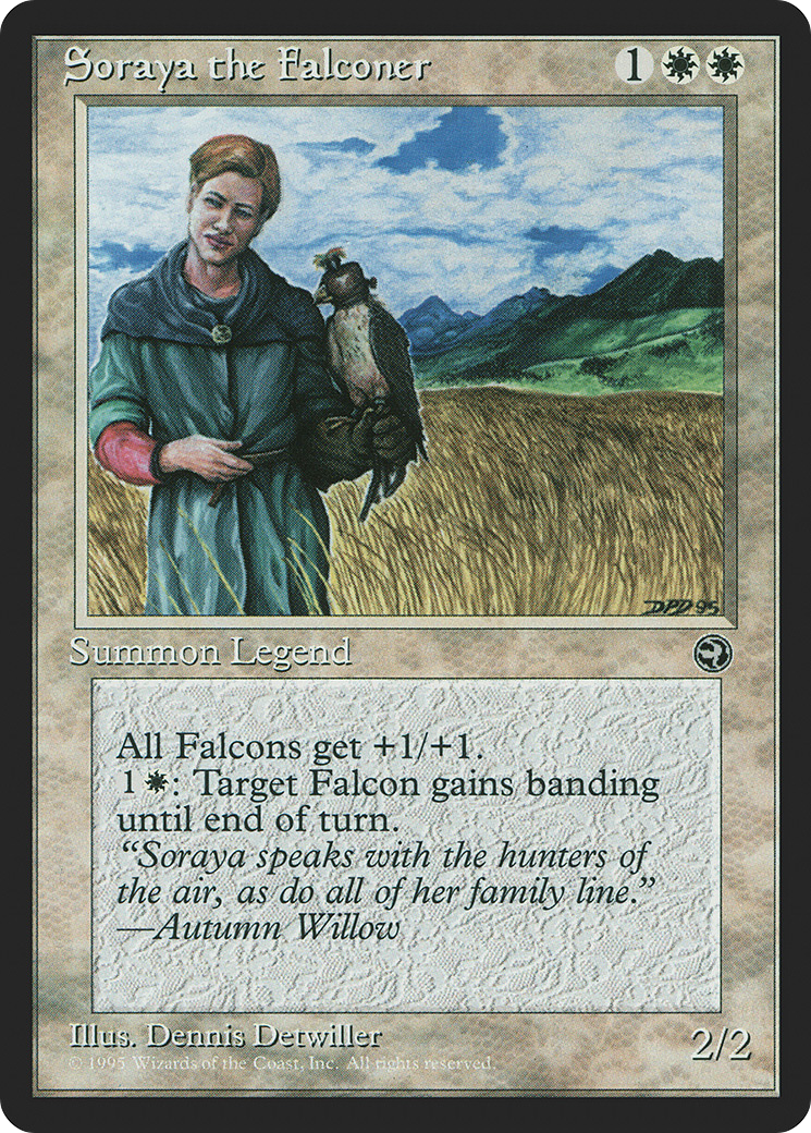 Soraya the Falconer (HML-018) [Homelands] MTG Single Wizards of the Coast