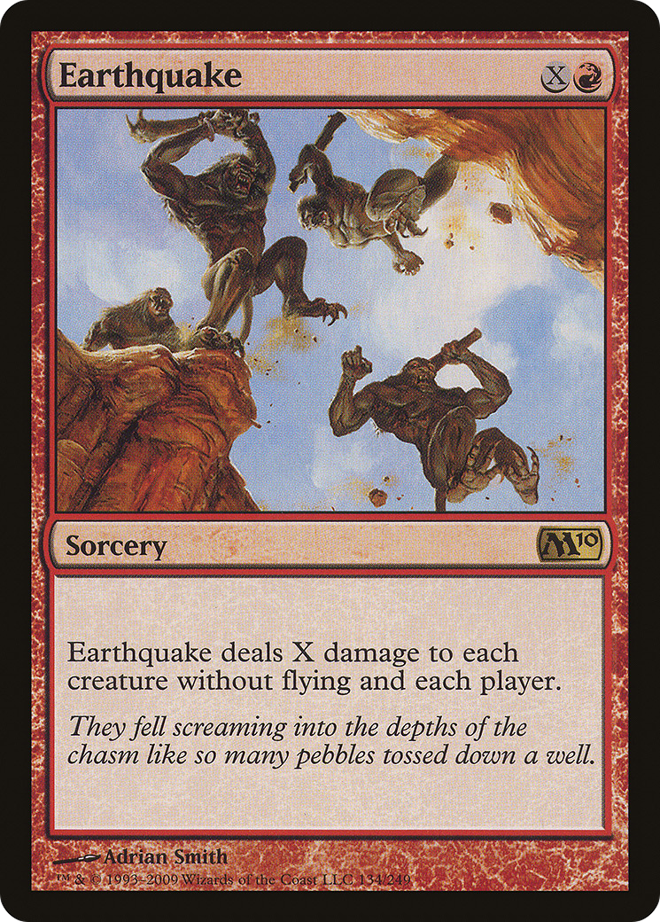 Earthquake (M10-134) [Magic 2010] Foil MTG Single Wizards of the Coast
