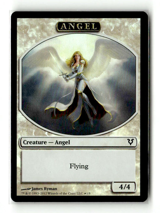 Angel // Demon Double-Sided Token (AVR-1 // 5) [Avacyn Restored] Foil - Scan (LB-066) High End MTG Single Wizards of the Coast