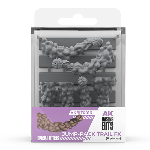 AK Interactive: 3D Resin Jump-Pack Trail FX - Basing Bits Model Paints AK INTERACTIVE