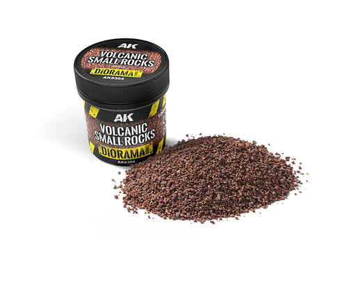 AK Interactive: Volcanic Small Rocks Basing Materials AK INTERACTIVE