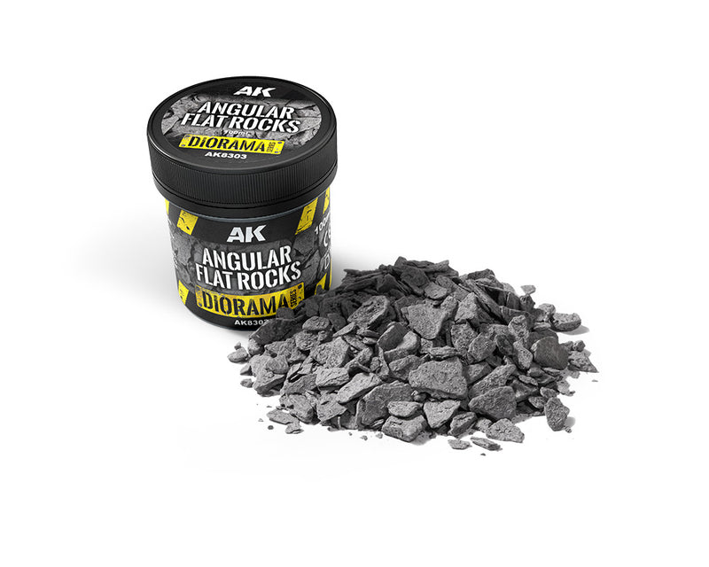 AK Interactive: Angular Flat Rocks Basing Materials AK INTERACTIVE