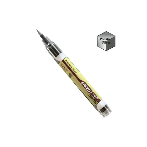 The Army Painter: Speedpaint Marker - Polished Silver Model Paints Army Painter