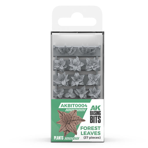AK Interactive: 3D Resin Forest Leaves - Basing Bits Model Paints AK INTERACTIVE