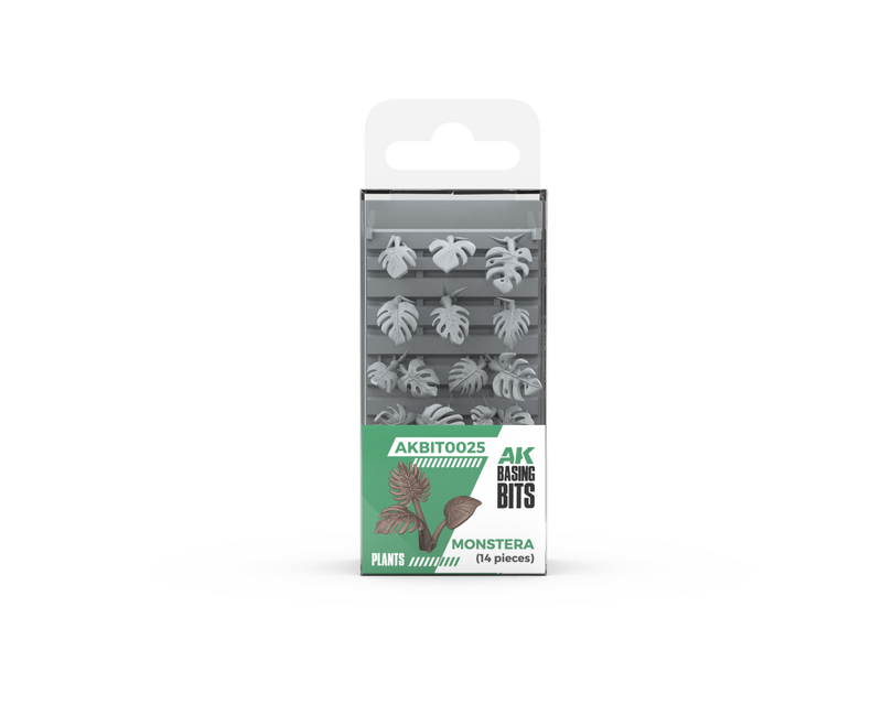 AK Interactive: 3D Resin Monstera - Basing Bits Model Paints AK INTERACTIVE
