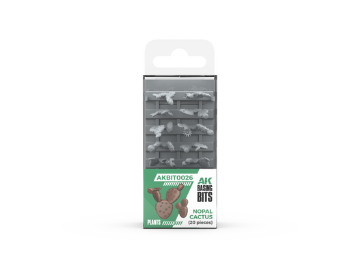 AK Interactive: 3D Resin Nopal Cactus - Basing Bits Model Paints AK INTERACTIVE