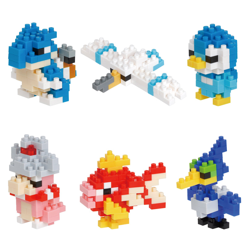 Nanoblock: Mininano - Pokemon Water Type Set 1 Toys & Plushes nanoblock   