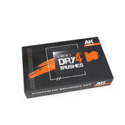 AK Interactive: Dry Brushes Set Hobby Brushes AK INTERACTIVE
