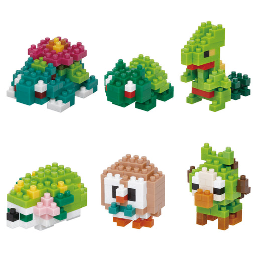 Nanoblock: Mininano - Pokemon Grass Type Set 1 Toys & Plushes nanoblock   