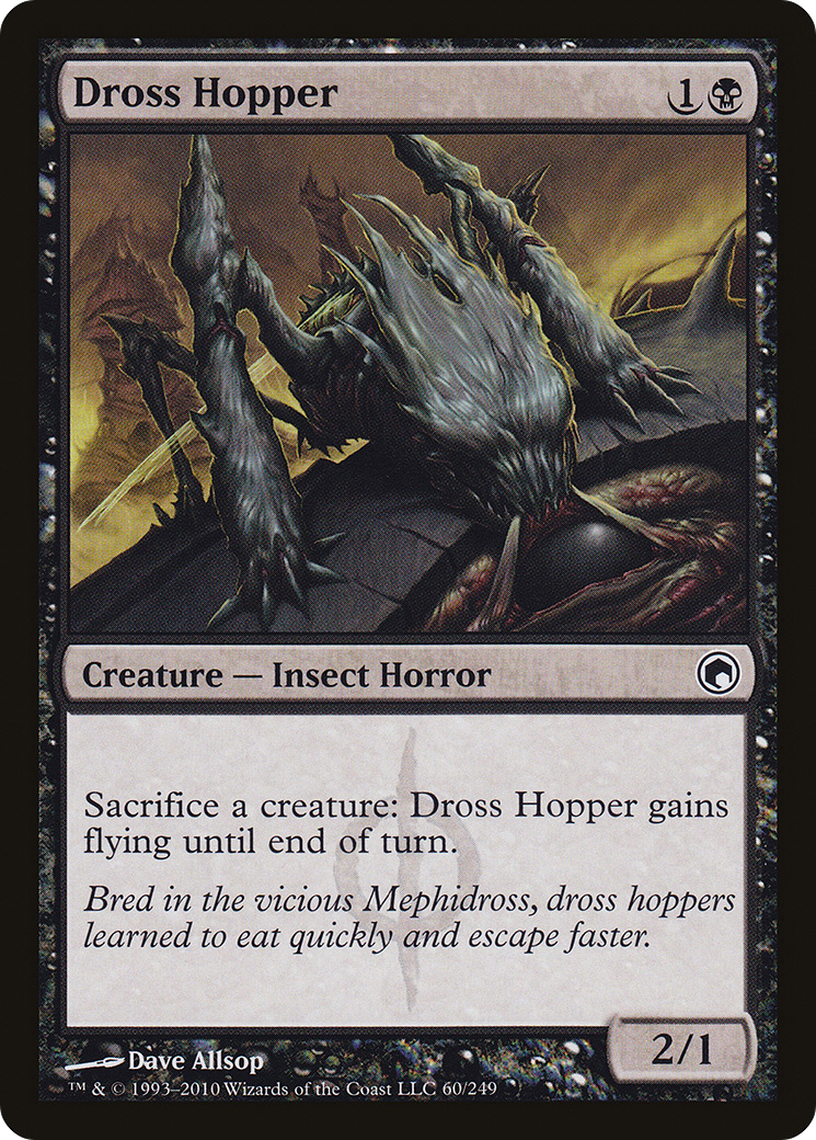 Dross Hopper (SOM-060) [Scars of Mirrodin] MTG Single Wizards of the Coast