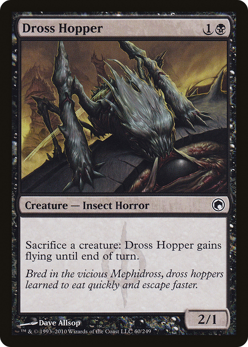 Dross Hopper (SOM-060) [Scars of Mirrodin] Foil MTG Single Wizards of the Coast