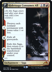 Hidetsugu Consumes All (PRE-221) [Kamigawa: Neon Dynasty Promos] Foil MTG Single Wizards of the Coast