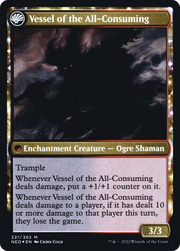 Hidetsugu Consumes All (PRE-221) [Kamigawa: Neon Dynasty Promos] Foil MTG Single Wizards of the Coast