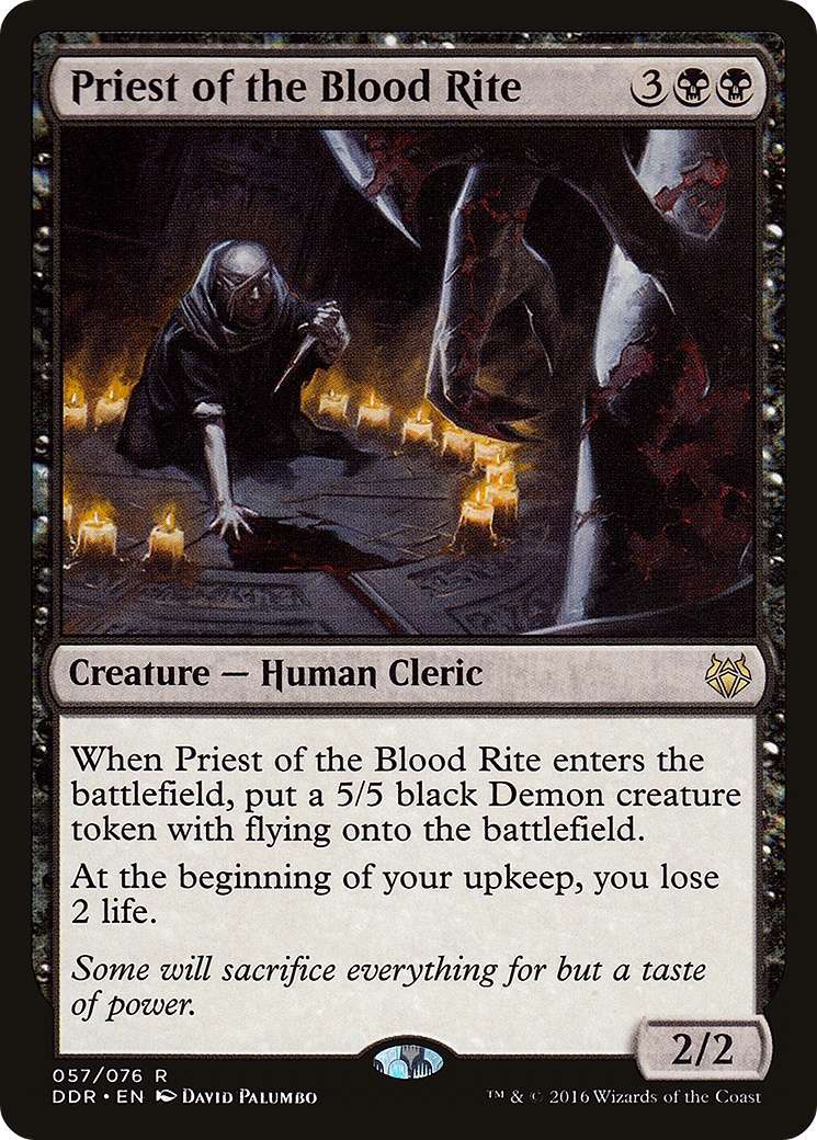 Priest of the Blood Rite (DDR-057) [Misc] Duel Decks: Nissa vs. Ob Nixilis MTG Single Wizards of the Coast