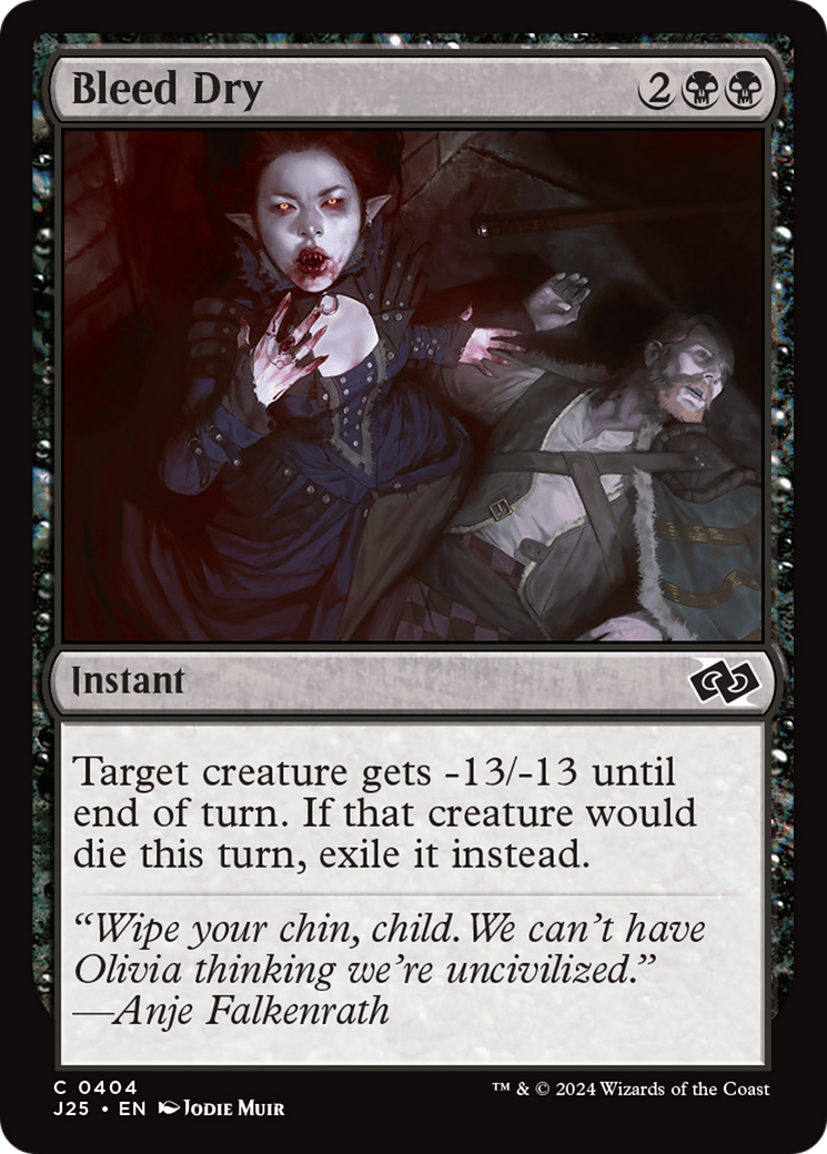 Bleed Dry (J25-404) [Foundations Jumpstart] MTG Single Wizards of the Coast
