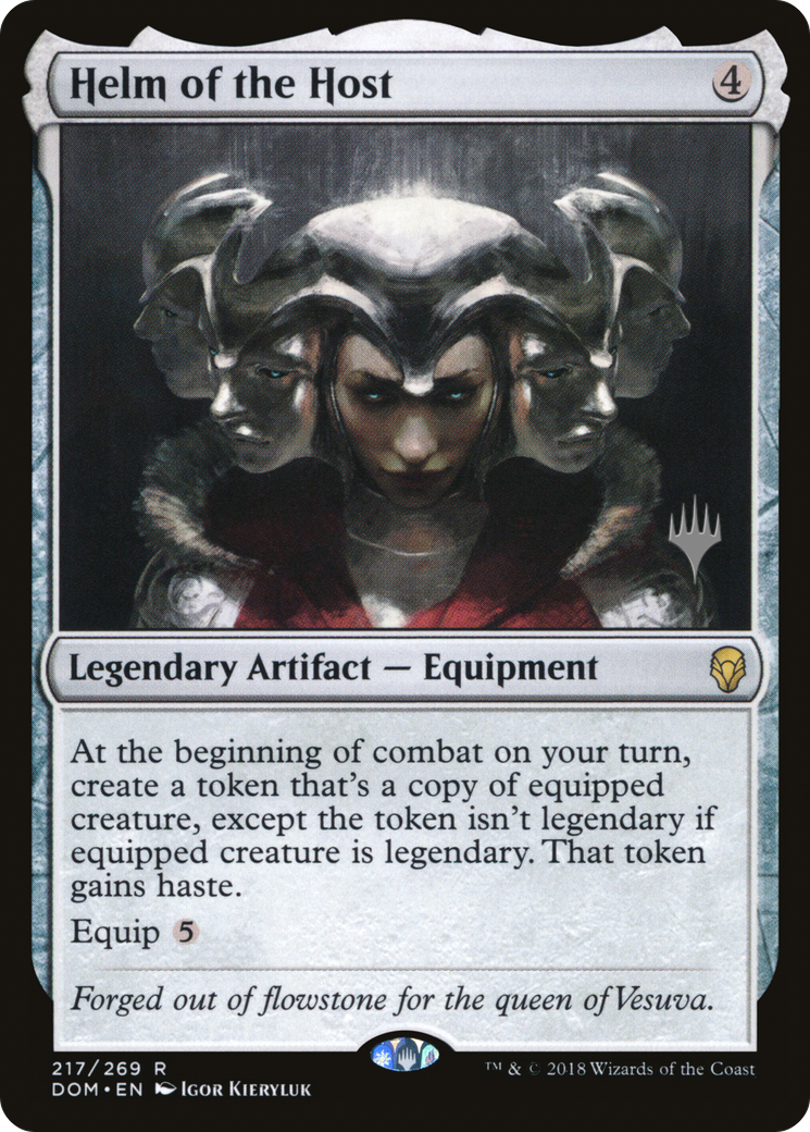 Helm of the Host (PPM20-217P) [Dominaria Promos] MTG Single Wizards of the Coast