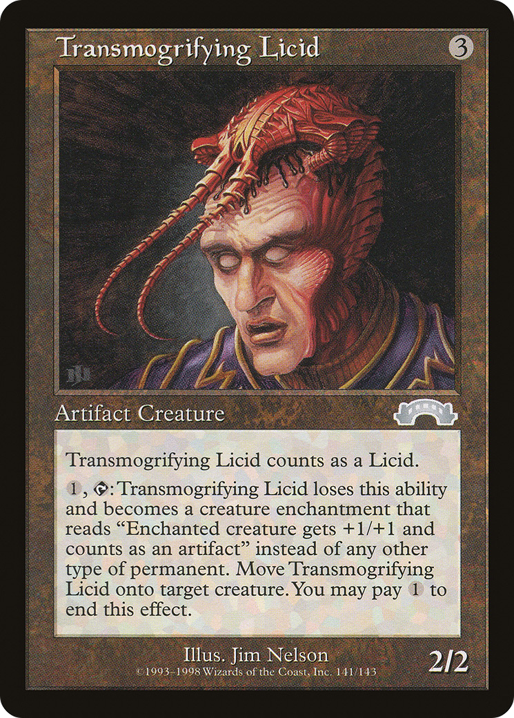 Transmogrifying Licid (EXO-141) [Exodus] MTG Single Wizards of the Coast